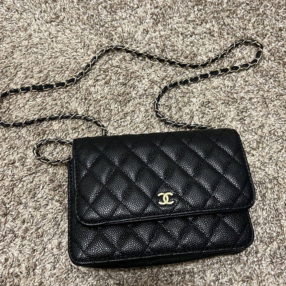 Black not authentic Chanel